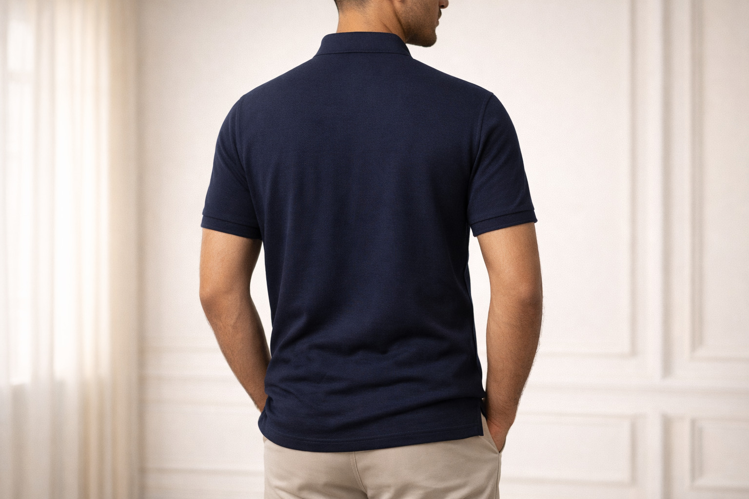 تيشرت بولو رجالي 100% قطن - صورة 2